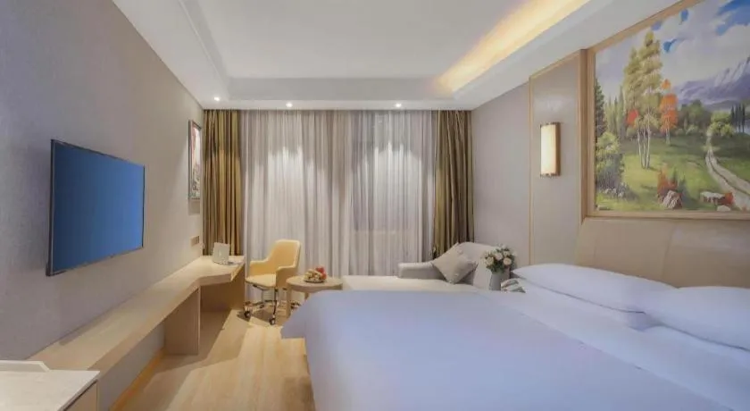 Bed in Vienna Hotel Jinjiang Bus Passenger Station