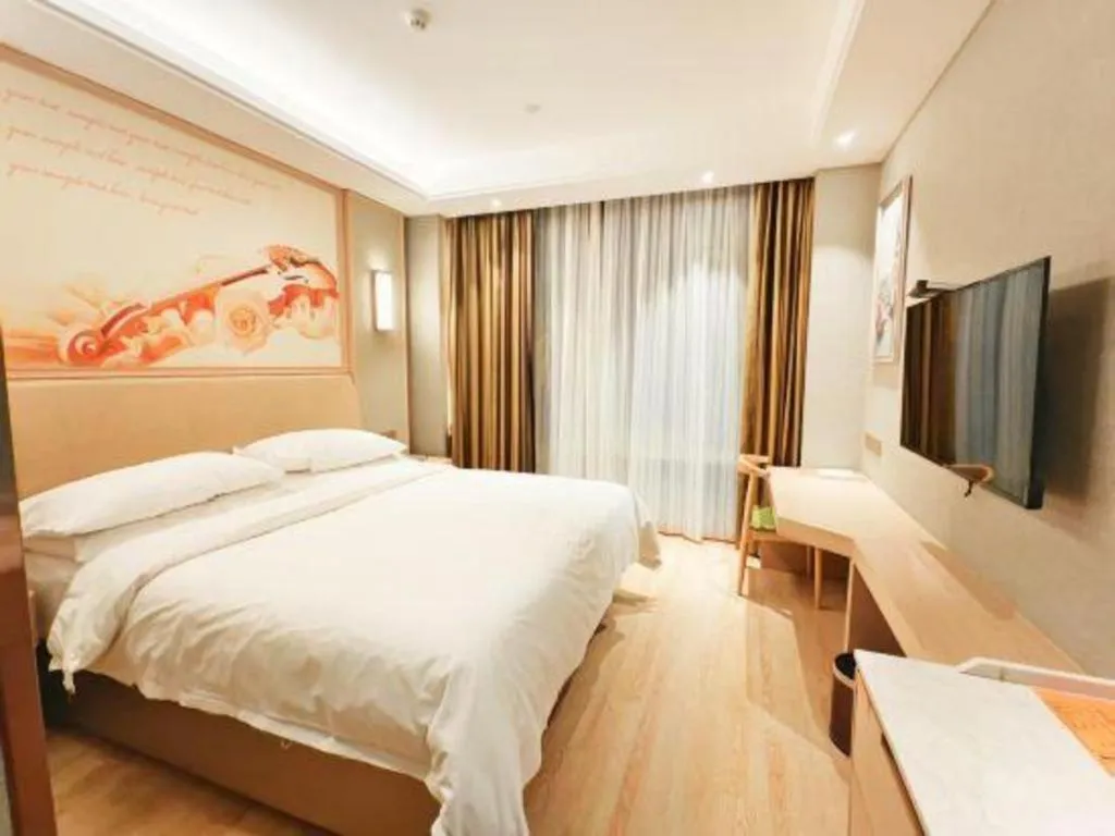 Bed in Vienna Hotel Jinjiang Bus Passenger Station