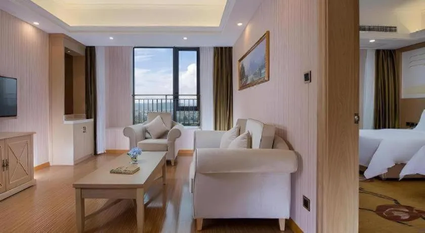 Bed in Vienna Hotel Chengdu North Railway Station North Square Wukuaishi Metro Station