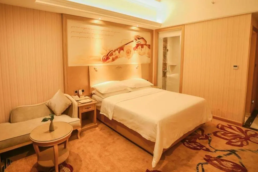 Bed in Vienna Hotel Chengdu North Railway Station North Square Wukuaishi Metro Station