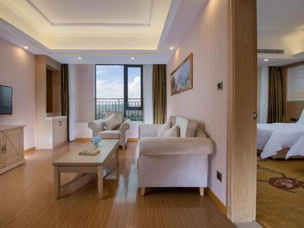 Bed in Vienna Hotel Chengdu North Railway Station North Square Wukuaishi Metro Station