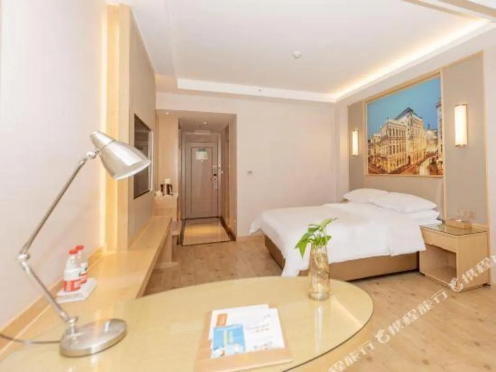 Bed in Vienna Hotel Yuxi Hongta Avenue High-Speed Railway Station