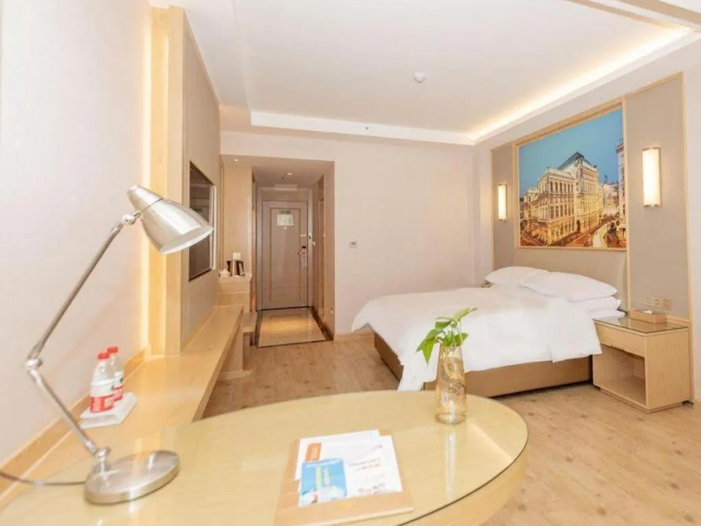 Bed in Vienna Hotel Yuxi Hongta Avenue High-Speed Railway Station