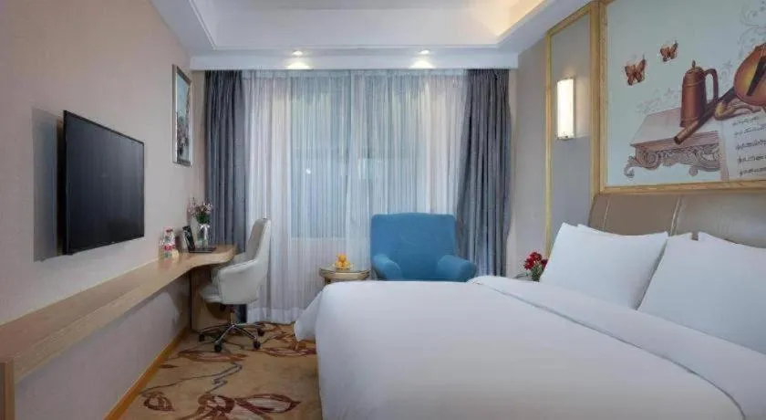 Bed in Vienna Hotel Jiangxi Ji'an Jinggangshan