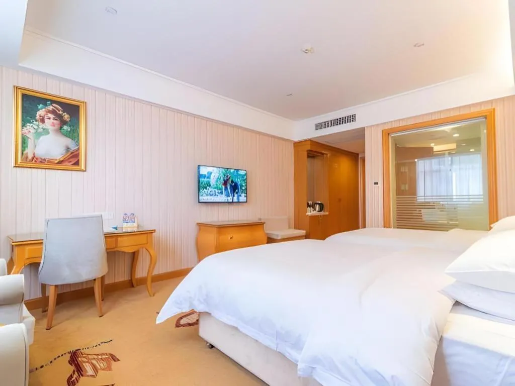 Bed in Vienna Hotel Hubei Jinzhou Jianli Jiangcheng