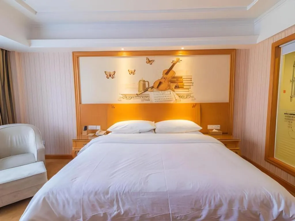Bed in Vienna Hotel Hubei Jinzhou Jianli Jiangcheng