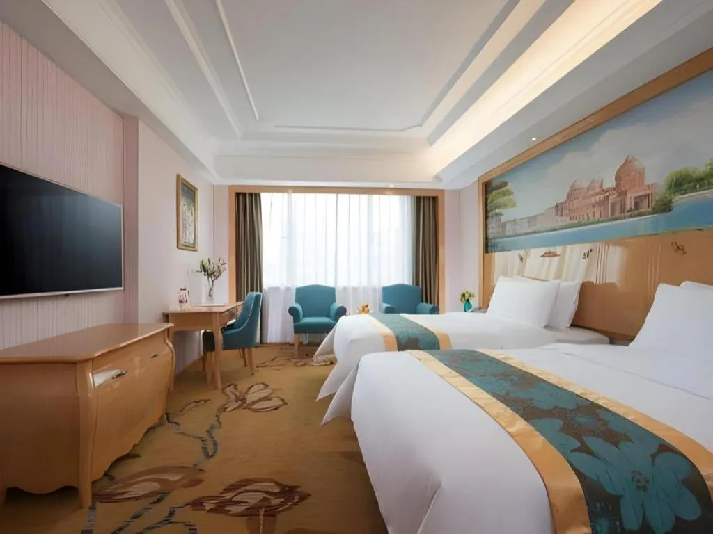 Bed in Vienna Hotel Hubei Jinzhou Jianli Jiangcheng