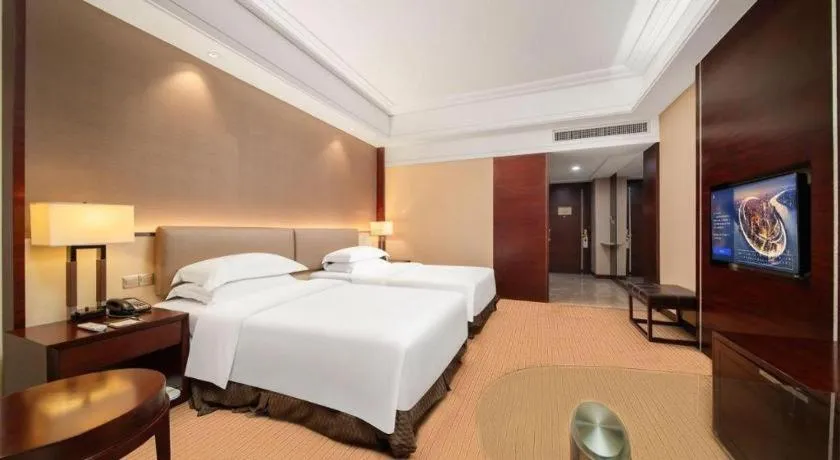 Bed in Venus Royal Hotel Shenzhen International Exhibition Center