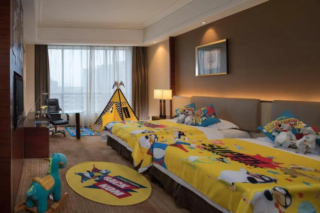 Bed in Venus Royal Hotel Shenzhen International Exhibition Center