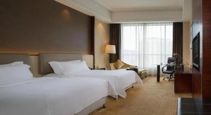 Bed in Venus Royal Hotel Shenzhen International Exhibition Center