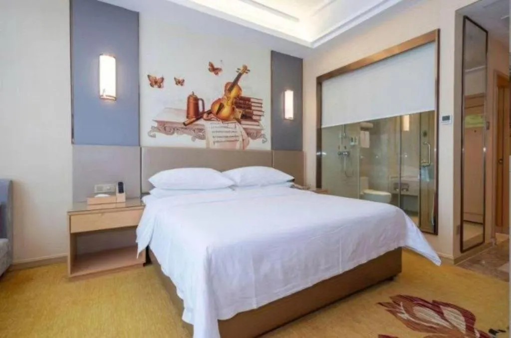 Bed in Vienna Hotel Fuzhou Changle Zhenghe Metro Station