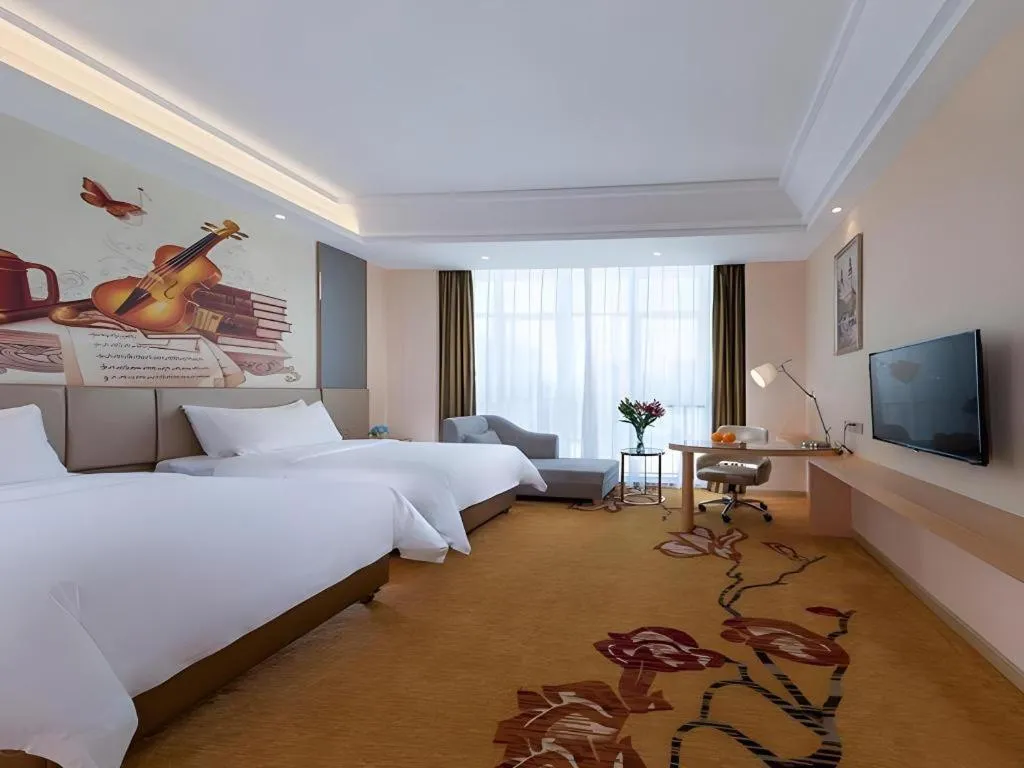 Bed in Vienna Hotel Fuzhou Changle Zhenghe Metro Station