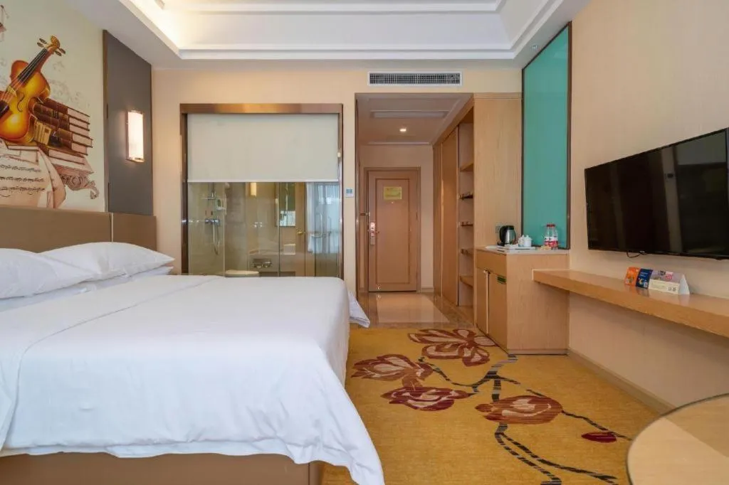 Bed in Vienna Hotel Fuzhou Changle Zhenghe Metro Station