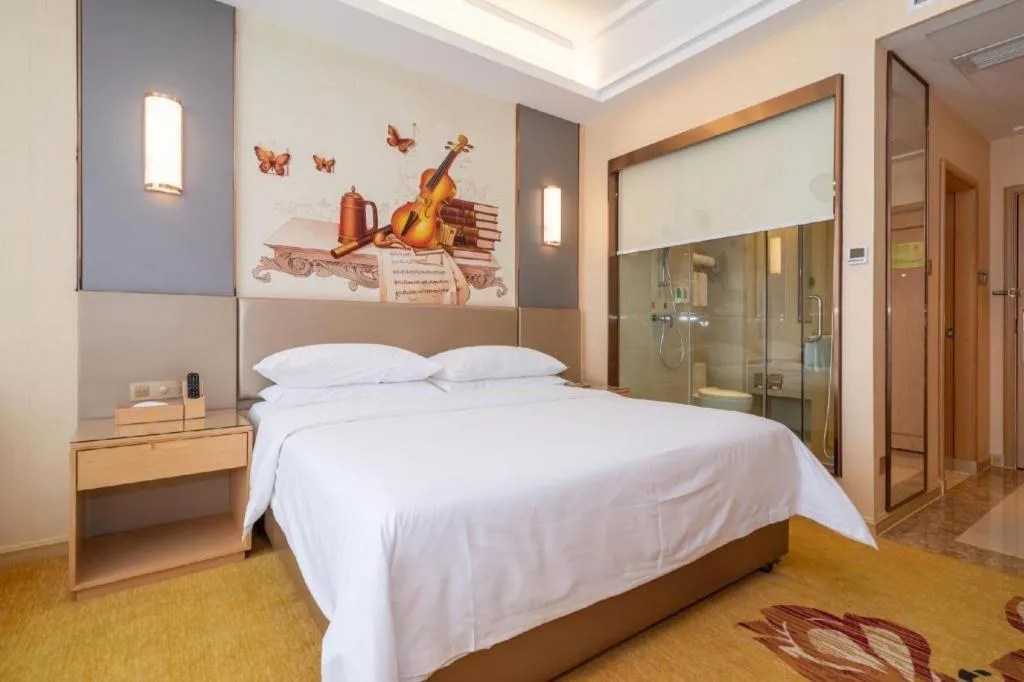 Bed in Vienna Hotel Fuzhou Changle Zhenghe Metro Station