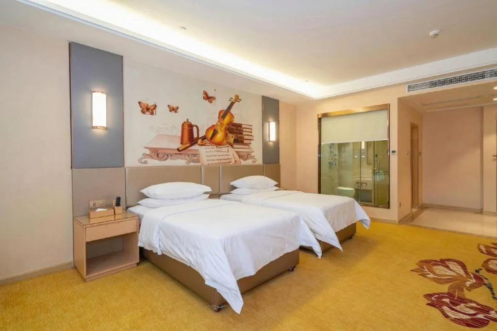 Bed in Vienna Hotel Fuzhou Changle Zhenghe Metro Station