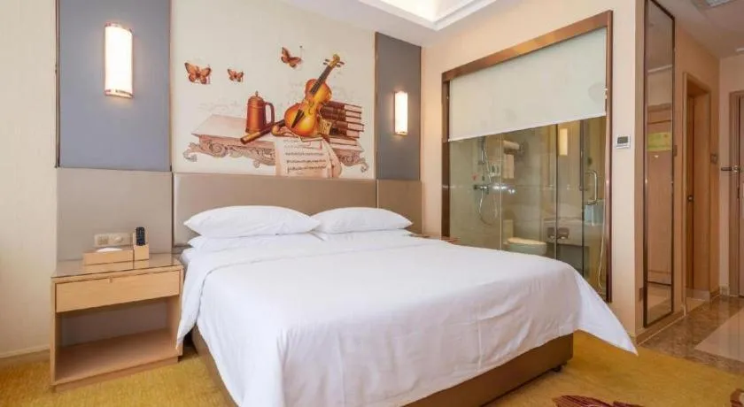 Bed in Vienna Hotel Fuzhou Changle Zhenghe Metro Station