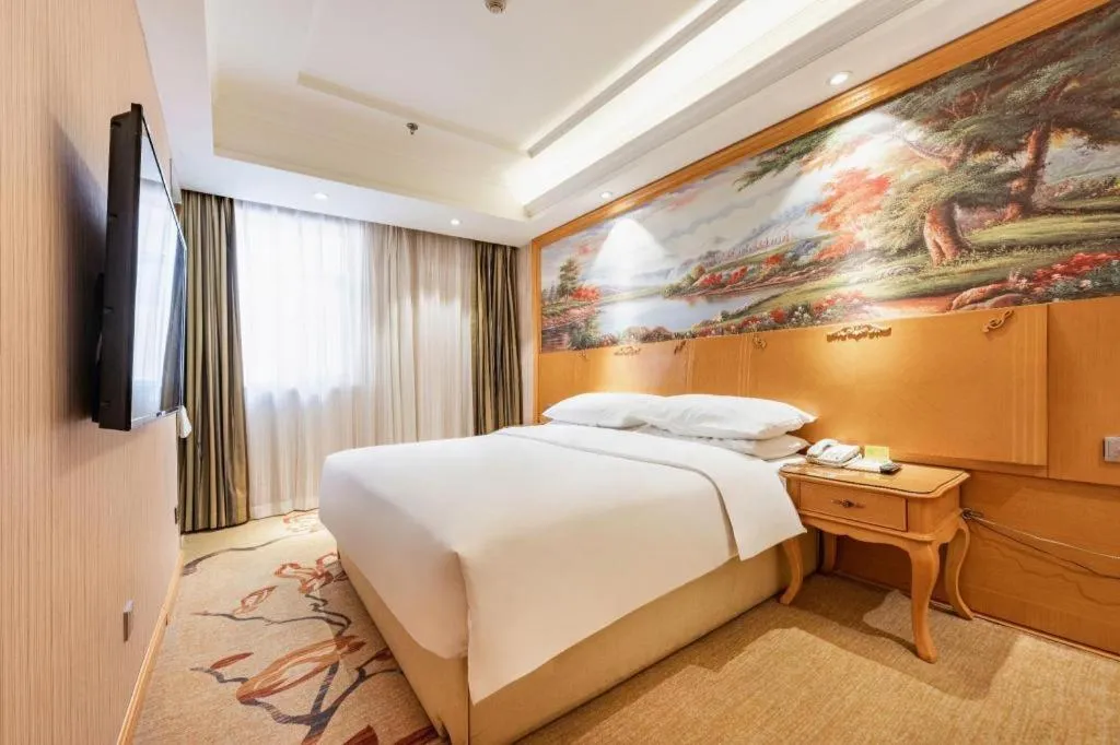 Bed in Vienna Hotel Qinghai Xining Wanda Plaza