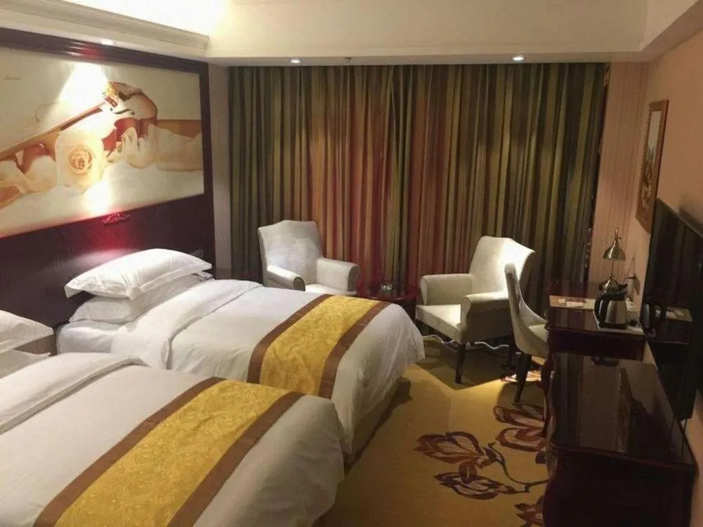 Bed in Vienna Hotel Qinghai Xining Wanda Plaza