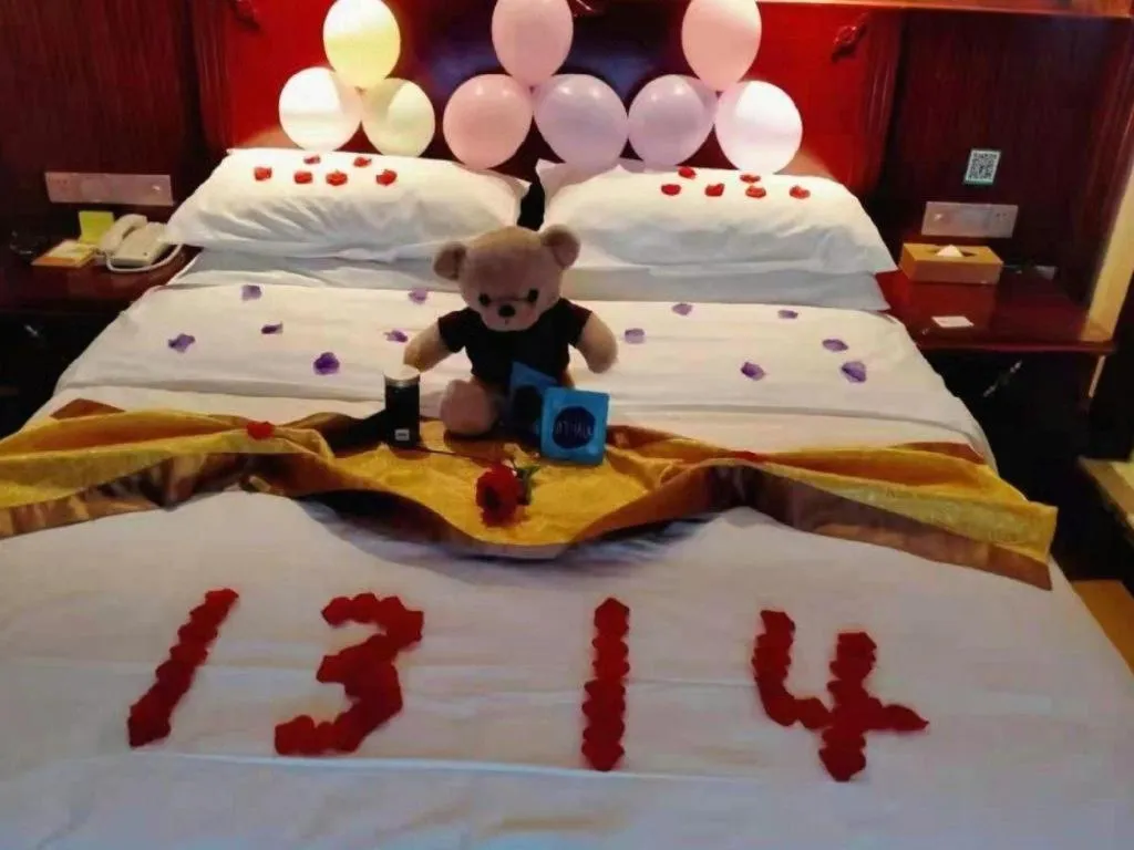 Bed in Vienna Hotel Qinghai Xining Wanda Plaza