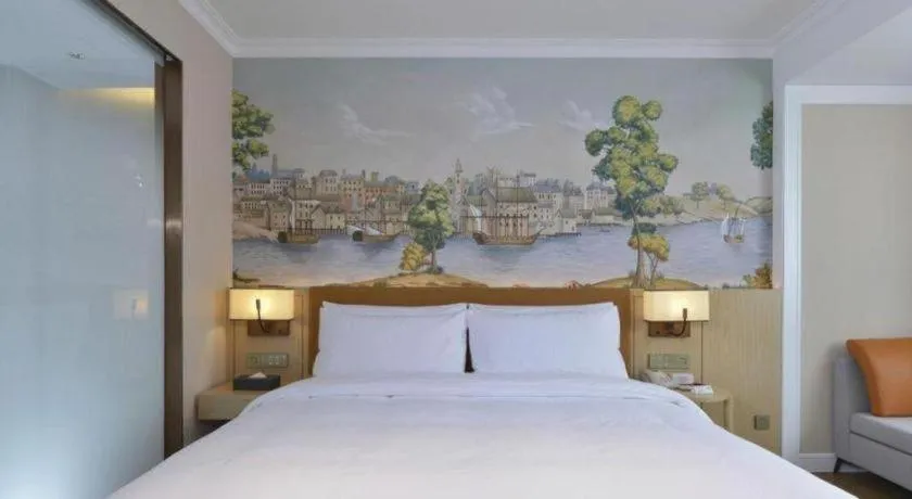 Bed in Vienna Hotel Tianjin Chentangzhuang Metro Station