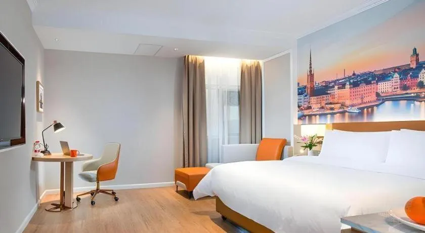 Bed in Vienna Hotel Tianjin Chentangzhuang Metro Station