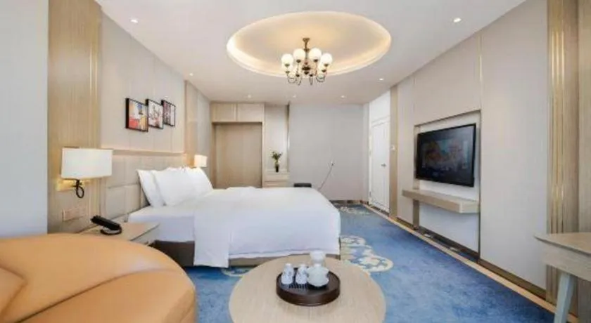 Bed in Vienna Hotel Yunnan Maitreya Huquan