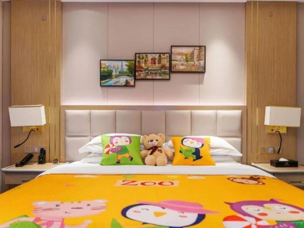 Bed in Vienna Hotel Yunnan Maitreya Huquan