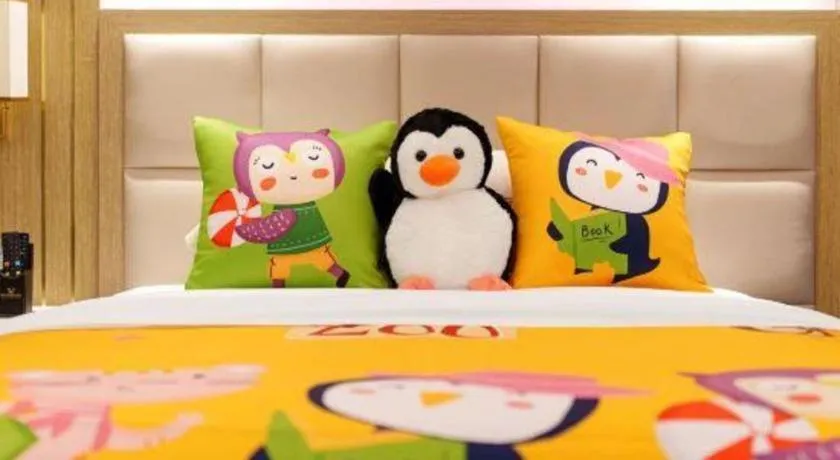 Bed in Vienna Hotel Yunnan Maitreya Huquan