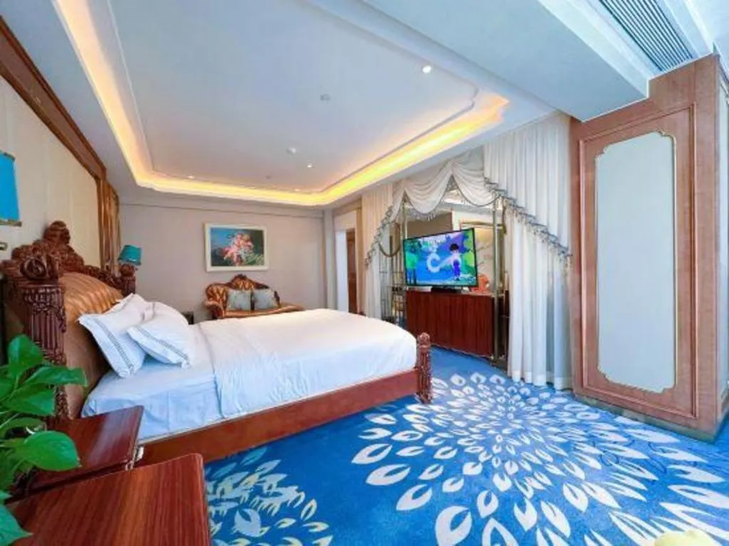 Bed in Vienna Hotel Yunnan Maitreya Huquan