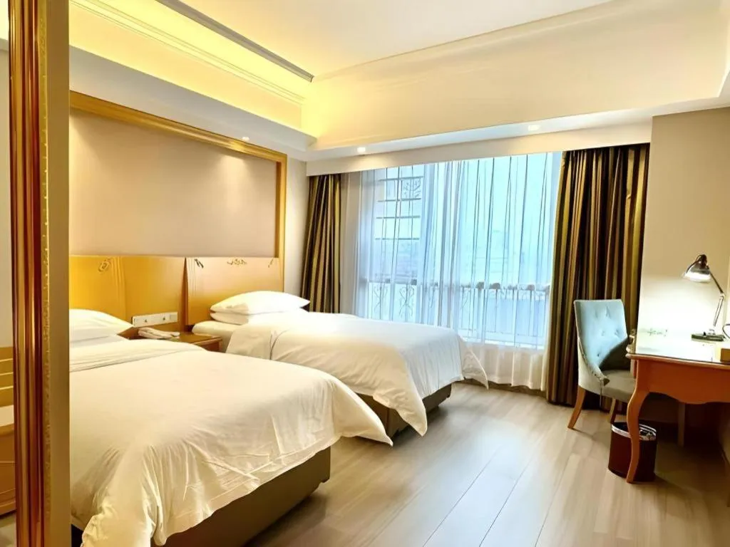 Bed in Vienna Hotel Anhui Xuancheng High-Speed Railway Station