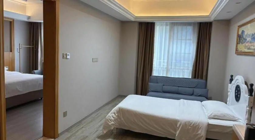 Bed in Vienna Hotel Anhui Xuancheng High-Speed Railway Station