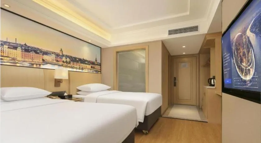 Bed in Vienna Hotel Hunan Hengyang Leiyang