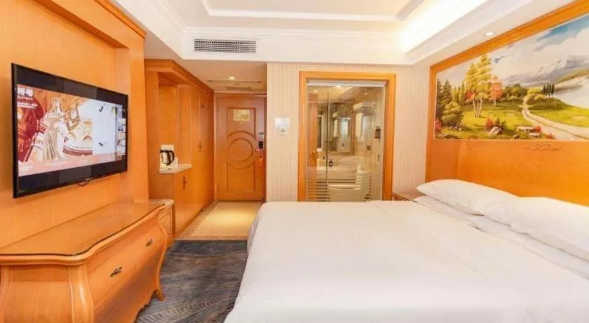 Bed in Vienna Hotel Hunan Hengyang Leiyang