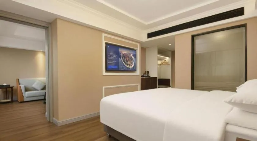 Bed in Vienna Hotel Hunan Hengyang Leiyang