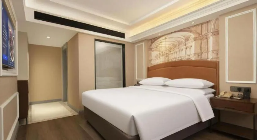 Bed in Vienna Hotel Hunan Hengyang Leiyang