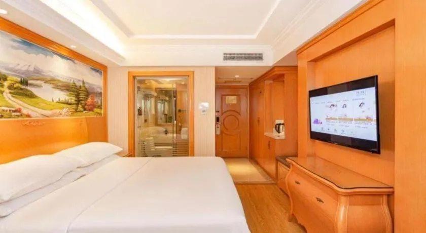 Bed in Vienna Hotel Hunan Hengyang Leiyang