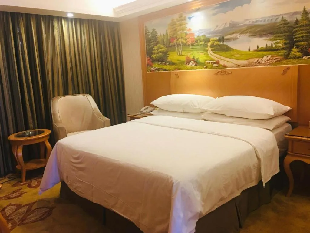 Bed in Vienna Hotel Hunan Hengyang Leiyang