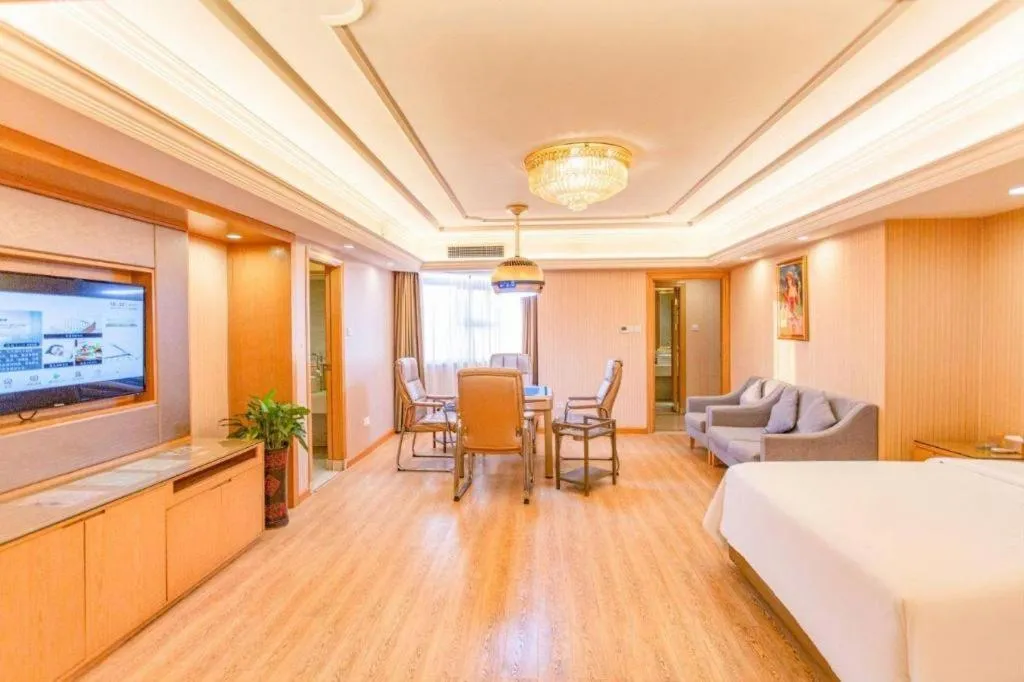 Bed in Vienna Hotel Hunan Hengyang Leiyang