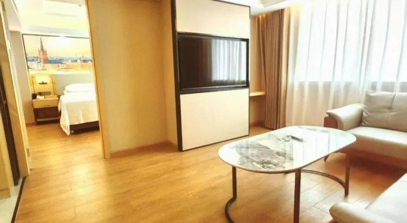 Bed in Vienna Hotel Hunan Hengyang Leiyang