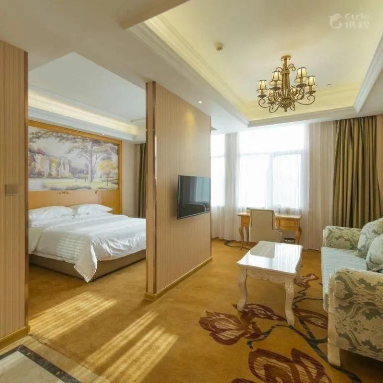 Bed in Vienna Hotel Tianjin 5th Avenue Youyi Road Cultural Center Metro Station