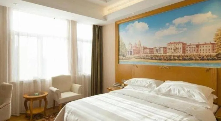 Bed in Vienna Hotel Tianjin 5th Avenue Youyi Road Cultural Center Metro Station