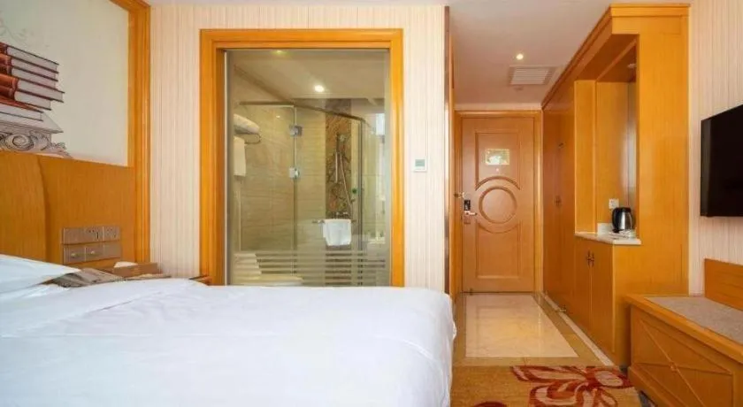 Bed in Vienna Hotel Tianjin 5th Avenue Youyi Road Cultural Center Metro Station