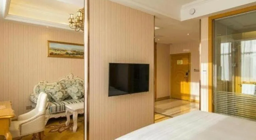 Bed in Vienna Hotel Tianjin 5th Avenue Youyi Road Cultural Center Metro Station