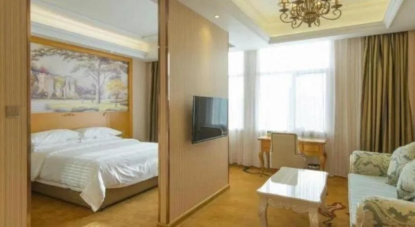 Bed in Vienna Hotel Tianjin 5th Avenue Youyi Road Cultural Center Metro Station
