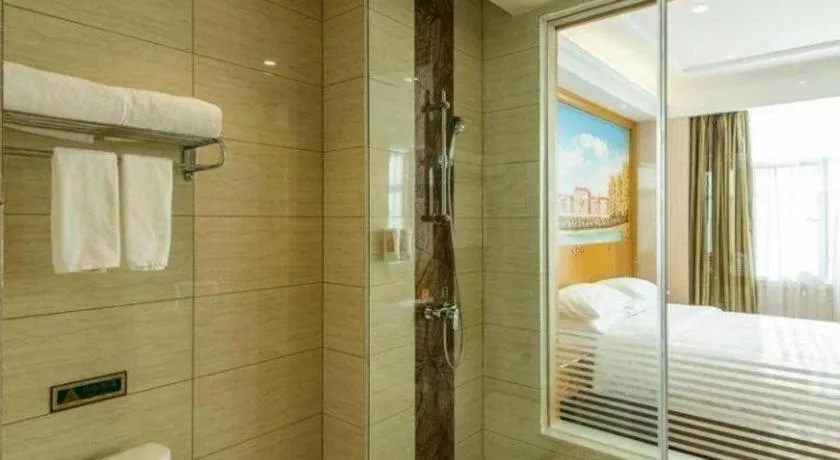 Bed in Vienna Hotel Tianjin 5th Avenue Youyi Road Cultural Center Metro Station