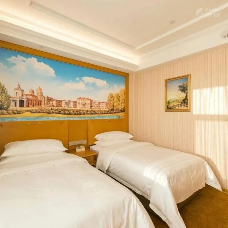 Bed in Vienna Hotel Tianjin 5th Avenue Youyi Road Cultural Center Metro Station