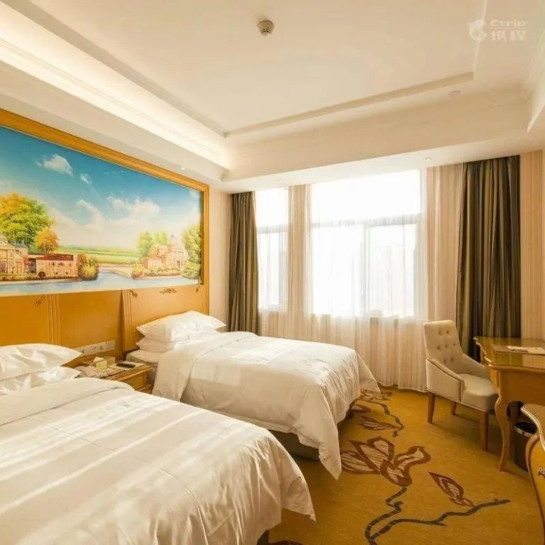 Bed in Vienna Hotel Tianjin 5th Avenue Youyi Road Cultural Center Metro Station