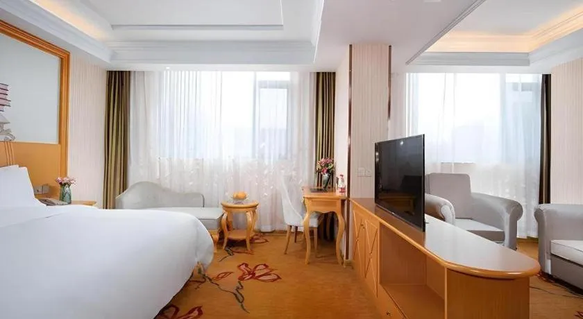Bed in Vienna Hotel Tianjin 5th Avenue Youyi Road Cultural Center Metro Station