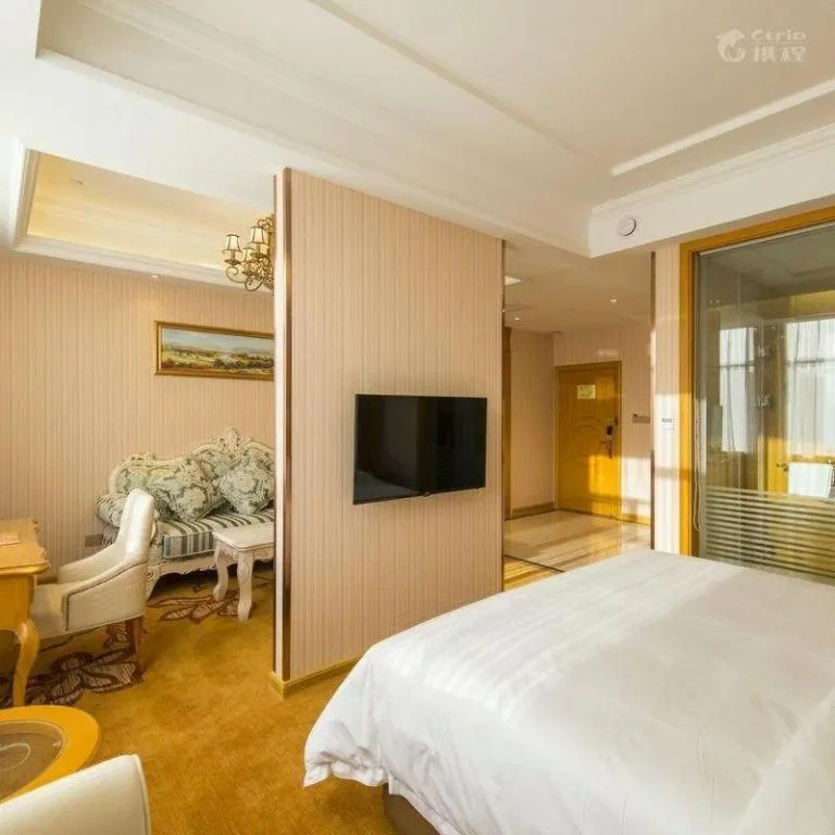 Bed in Vienna Hotel Tianjin 5th Avenue Youyi Road Cultural Center Metro Station