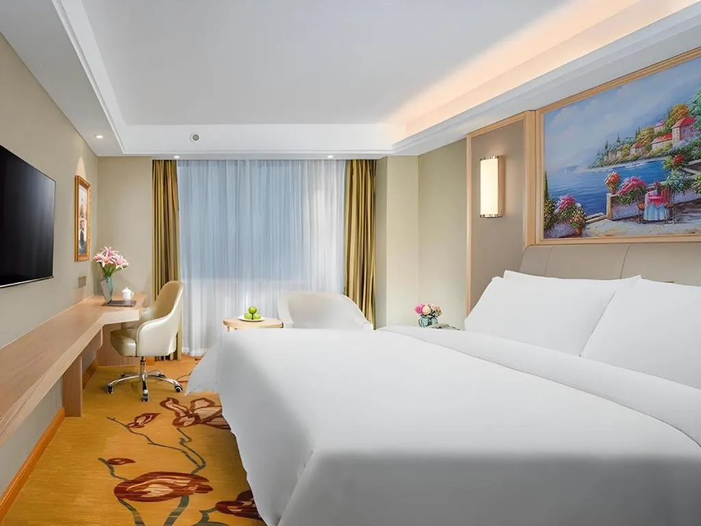 Bed in Vienna Hotel Anhui Huainan Railway Station